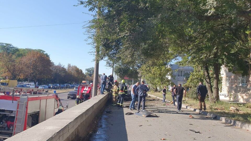 Вибух стався на проспекті Богдана Хмельницького приблизно о 9.00