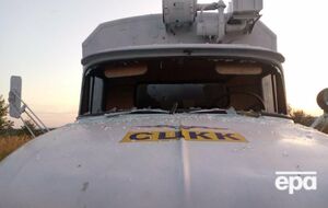 Автомобиль обстреляли из артиллерии и минометов