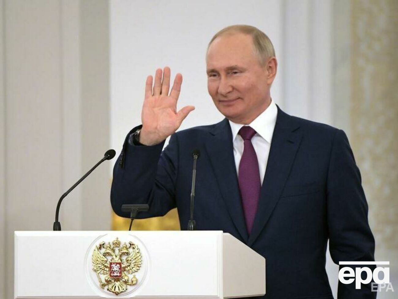 Запрет для Путина действует до декабря 2022 года