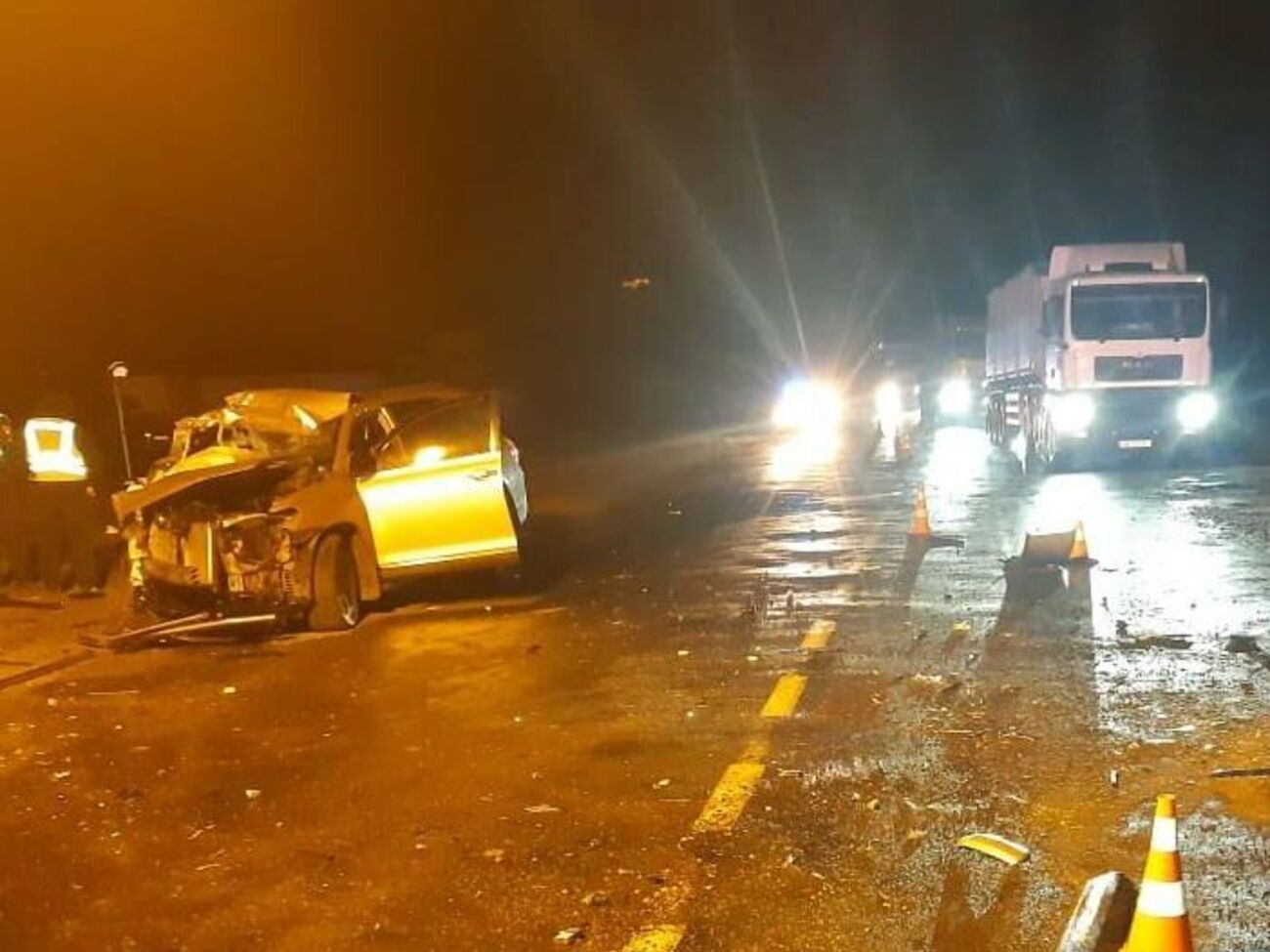 Аварія сталася пізно ввечері