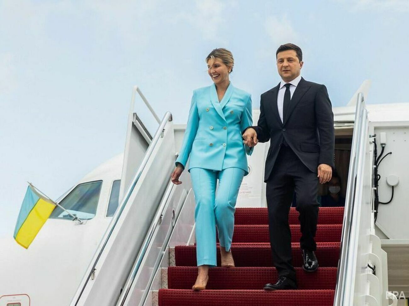 Зеленский с женой были в США в начале месяца
