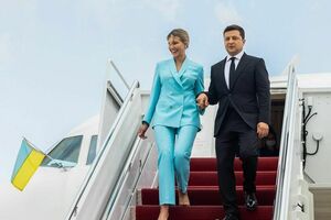 Зеленский с женой были в США в начале месяца