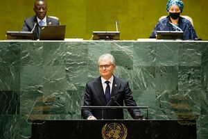 Науседа: Сьомий рік ми спостерігаємо продовження воєнної агресії проти України, а також незаконну анексію та окупацію Криму