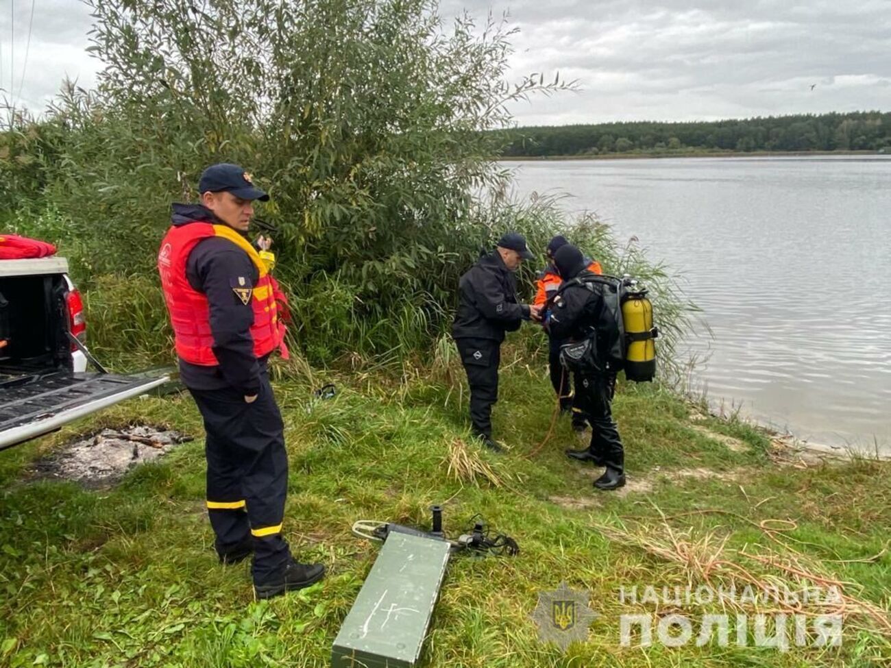 Водолазы 23 сентября начали осматривать водоемы в Киевской области