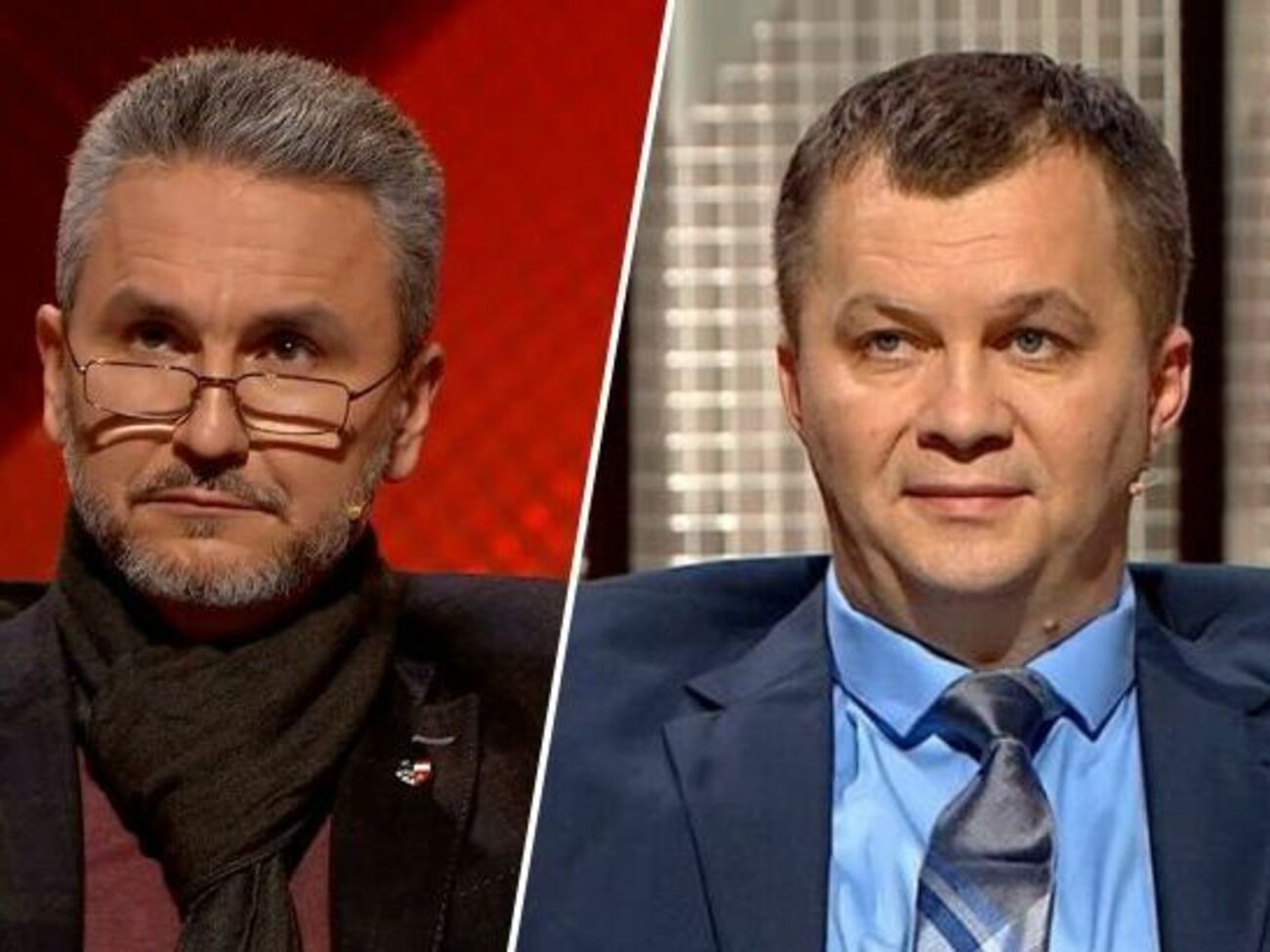 Друзенко (ліворуч) заявив, що Милованов (праворуч) поводиться, "як серед папуасів"