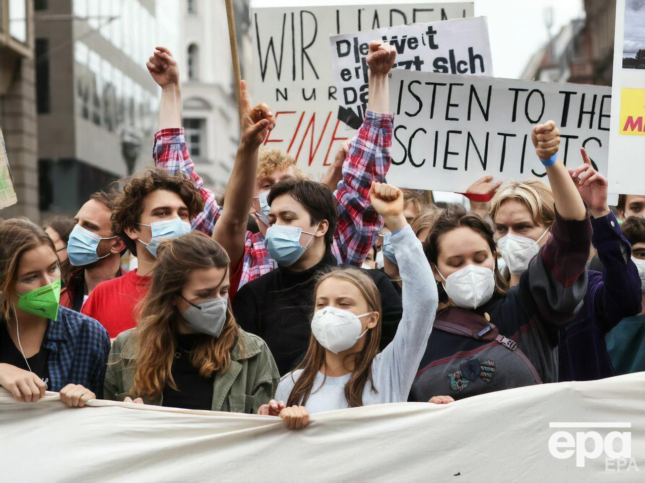 Тунберг посетила демонстрацию в Берлине