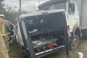 У соцмережах писали, що в мікроавтобусі їхали поліцейські