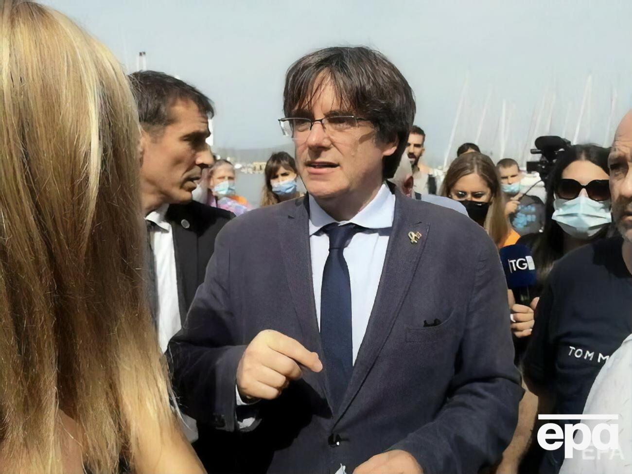 Пучдемона 24 сентября задержали в Италии