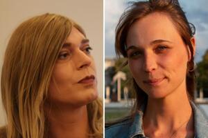 Гансерер (слева) и Славик (справа) представляют партию "Зеленых"