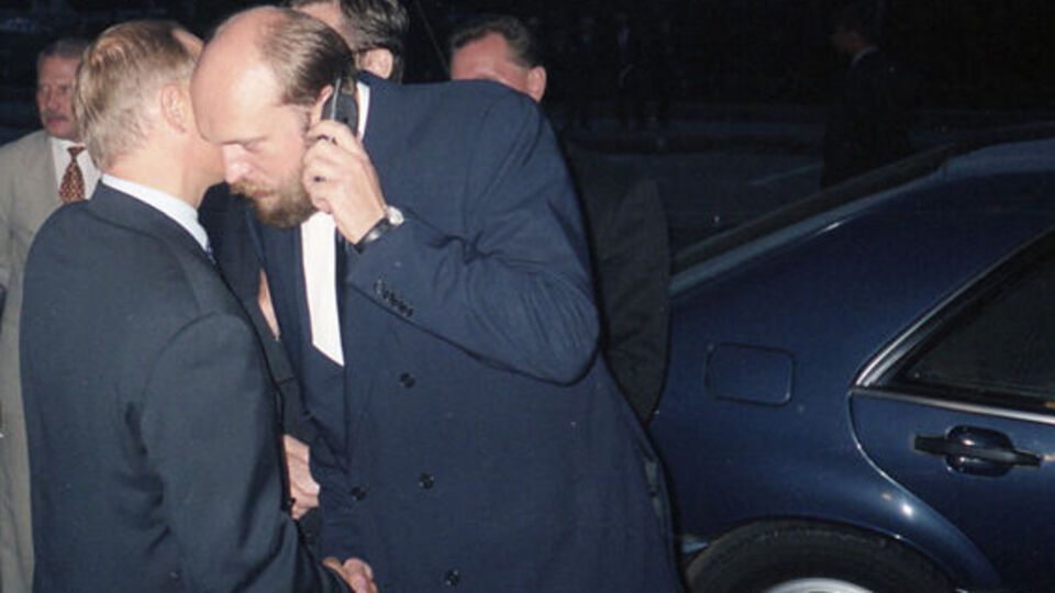 Путин и Пугачев во время одной из встреч в Санкт-Петеребурге, начало 2000-х