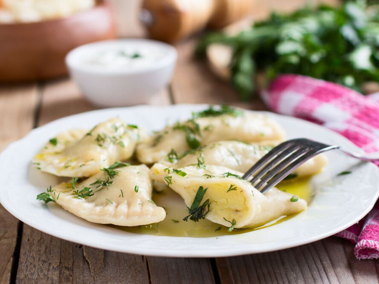 Начинка вареников может быть любой