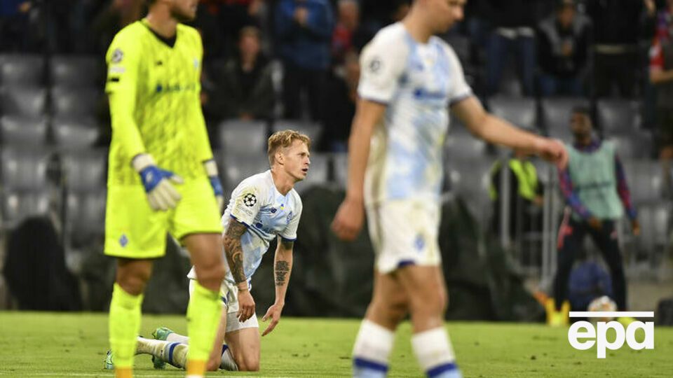 "Динамо" пропустило від "Баварії" п'ять м'ячів