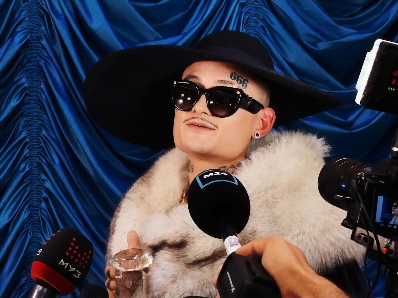 Morgenshtern на вручении премии "Женщина года" в сентябре 2020 года