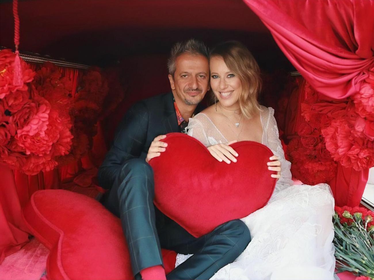 Собчак и Богомолов живут в браке два года