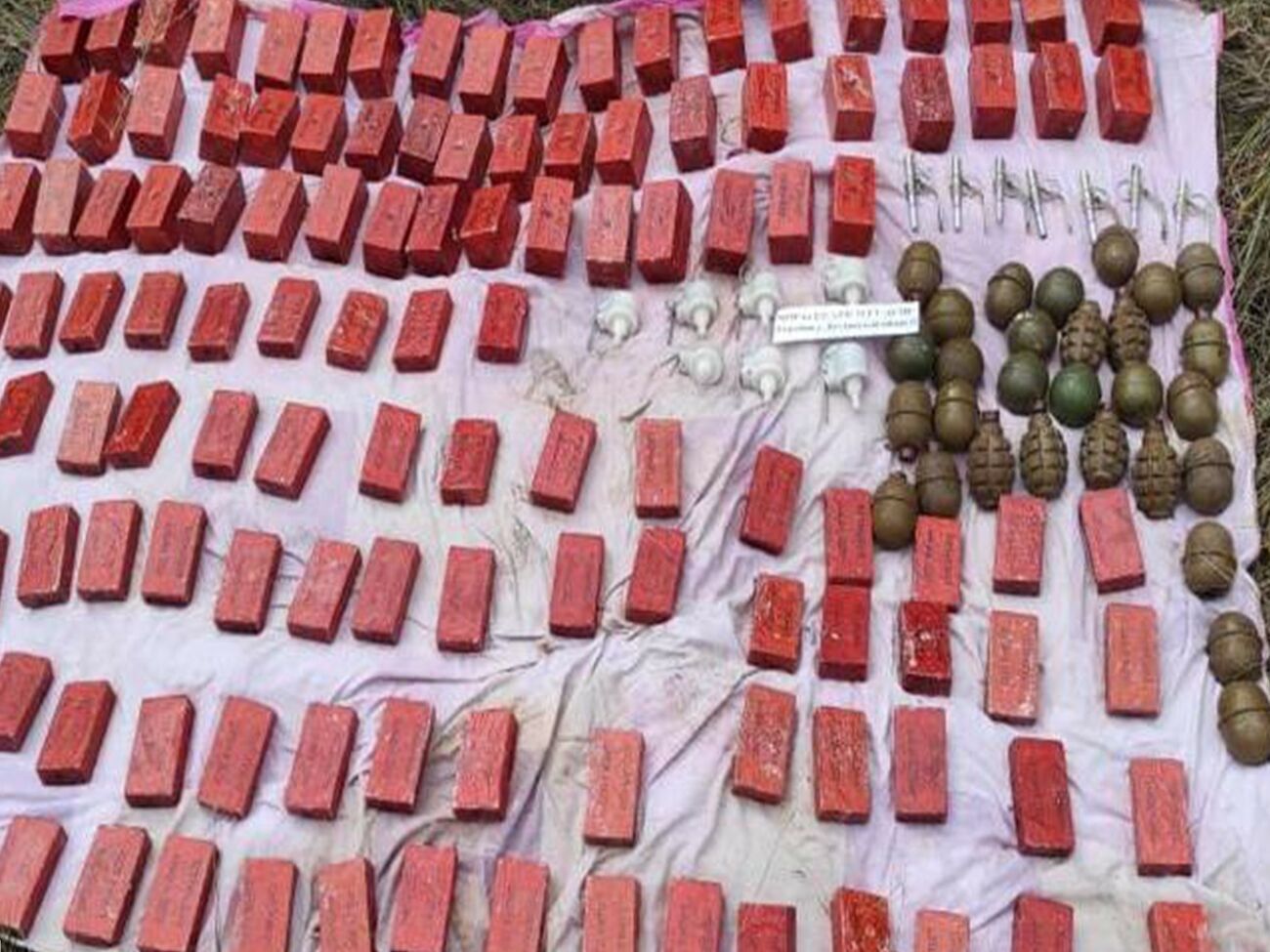 Правоохранители изъяли 126 тротиловых шашек общим весом 36 кг