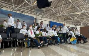 Часть украинской сборной, выступавшей на Паралимпийских играх 2020 в Токио, уже вернулась домой