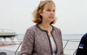 На встрече Байдена и Зеленского была довольно положительная энергия, отметила Квин (на фото)