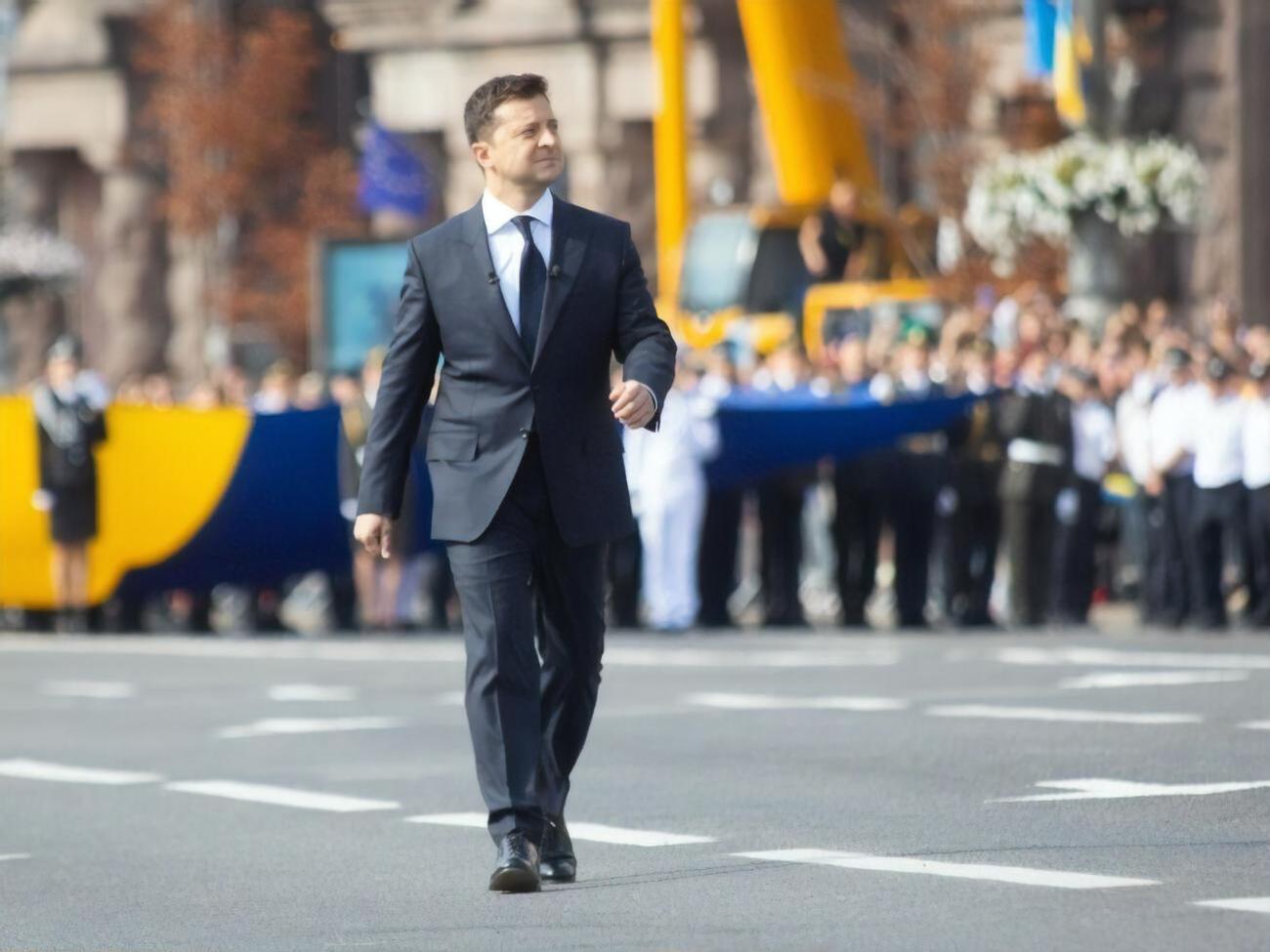 За прошедший месяц рейтинг Зеленского вырос почти на 4 процентных пункта