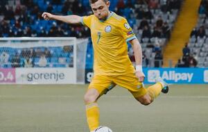 Валіуллін двічі зрівняв рахунок у матчі Казахстану проти України