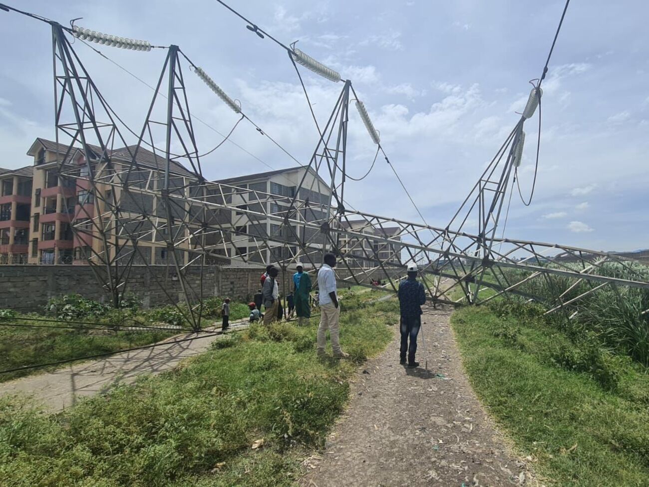 Блекаут произошел после того, как обрушились опоры, поддерживающие высоковольтную линию электропередачи