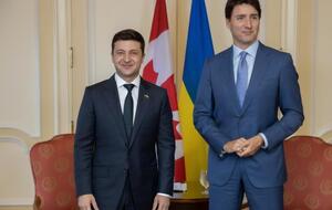 Зеленский заверил Трюдо в неизменности евроатлантического курса Украины