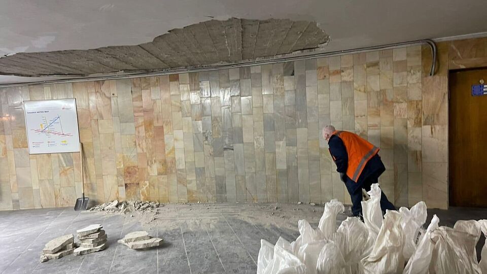 В мэрии Харькова пообещали проверить потолки всех вестибюлей всех станций метрополитена