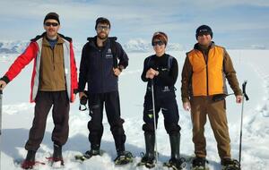 Ученые уже побывали на куполе ледника на острове Галиндез