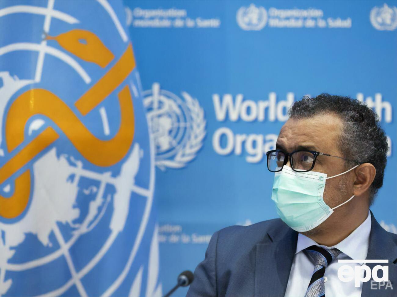 36 країн вакцинували проти COVID-19 менше ніж 10% населення, зазначив Гебреєсус