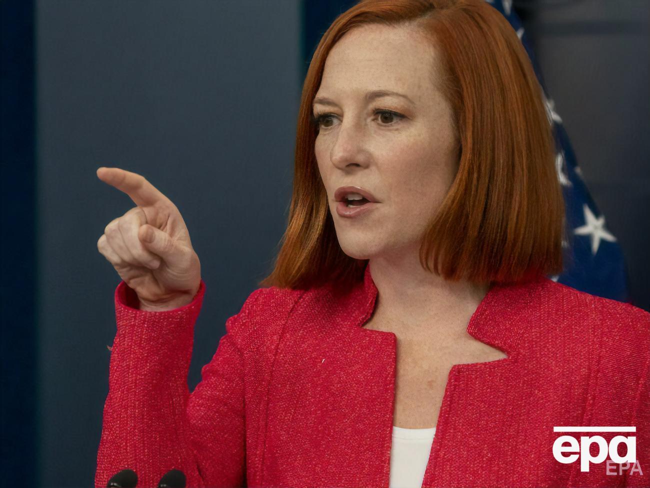 Псакі розповіла про реакцію США на кібератаку на українські урядові сайти