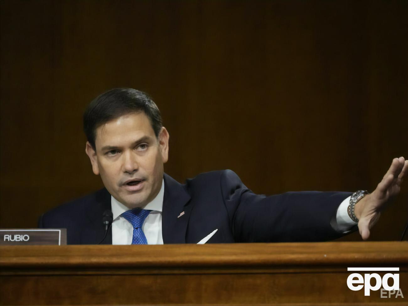 Рубіо: Важливо, щоб цей законопроєкт не залежав від рішення президента Байдена