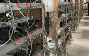 Під час обшуків правоохоронці виявили понад 100 одиниць комп'ютерної техніки та обладнання для майнінгу криптовалют