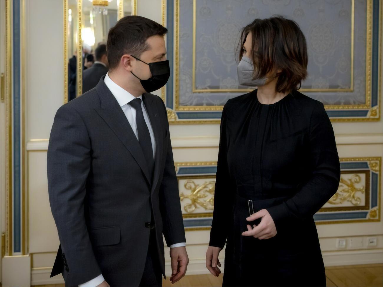 Зеленський приймав Бербок у Києві