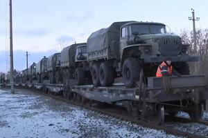 Війська РФ прибуватимуть протягом усього першого етапу навчань "Союзна рішучість – 2022", зазначили в міноборони Білорусі