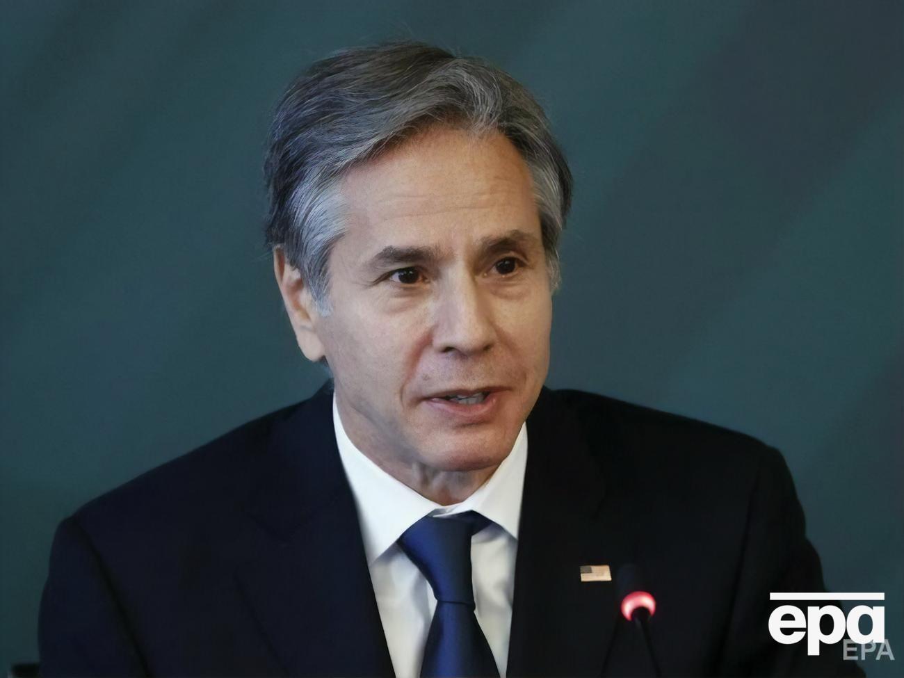 Президент Зеленский продолжает продвигать важные реформы, отметил Блинкен (на фото)