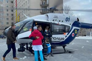 Донорский орган из Винницы во Львов доставили на вертолете