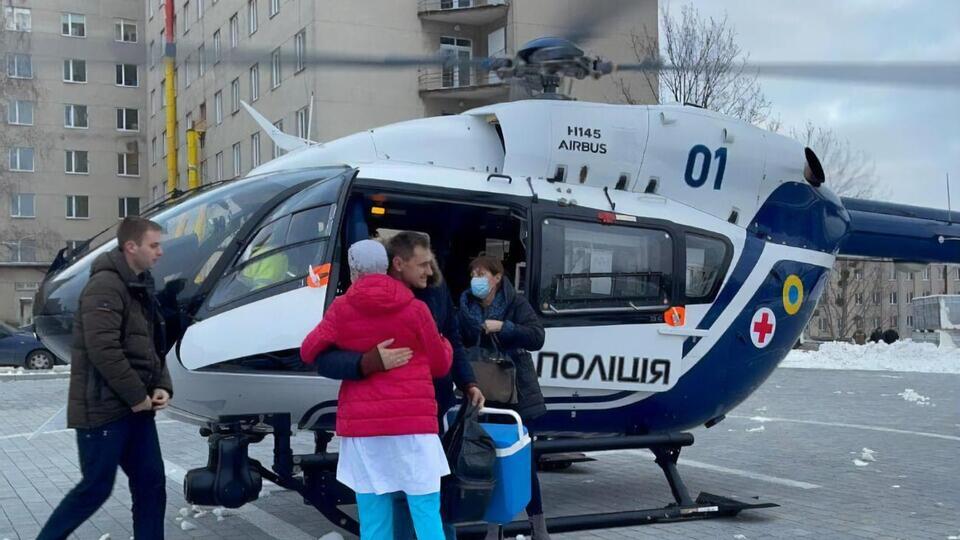 Донорський орган із Вінниці до Львова доправили гелікоптером