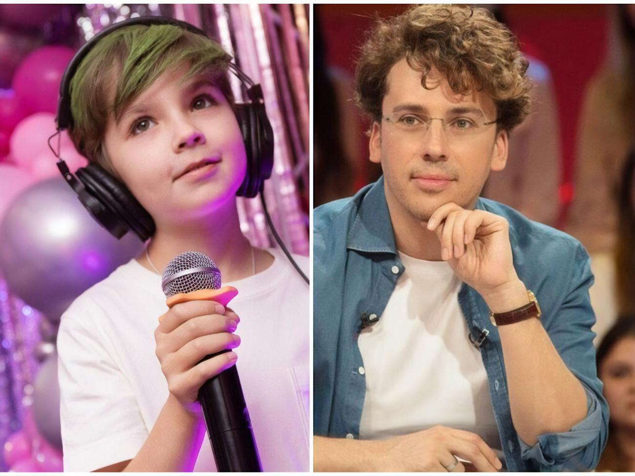 На сцене Максим Галкин с сыном Гарри исполнили композицию французской певицы Эдит Пиаф