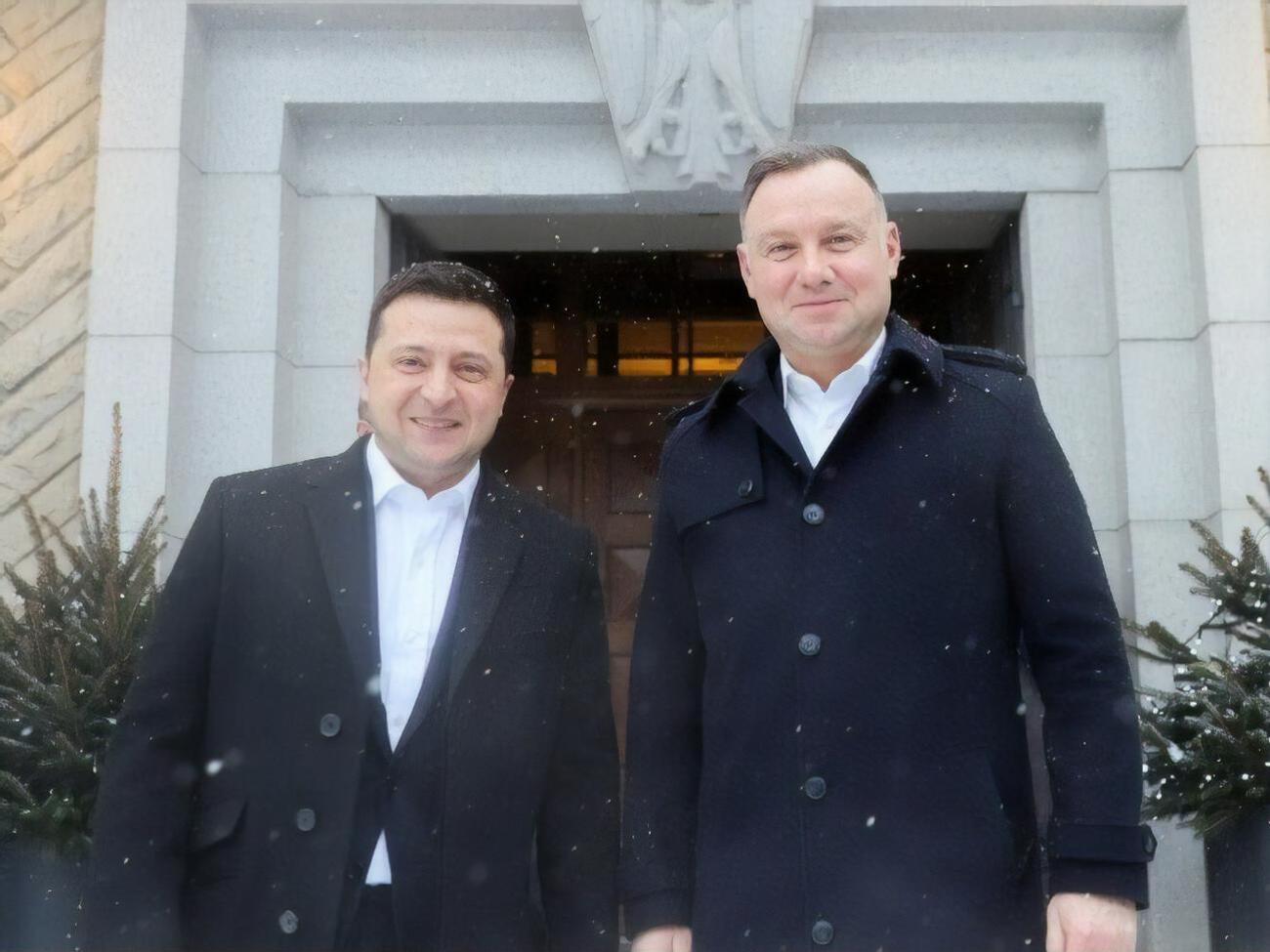 Зеленский и Дуда провели официальную встречу и неформальные переговоры