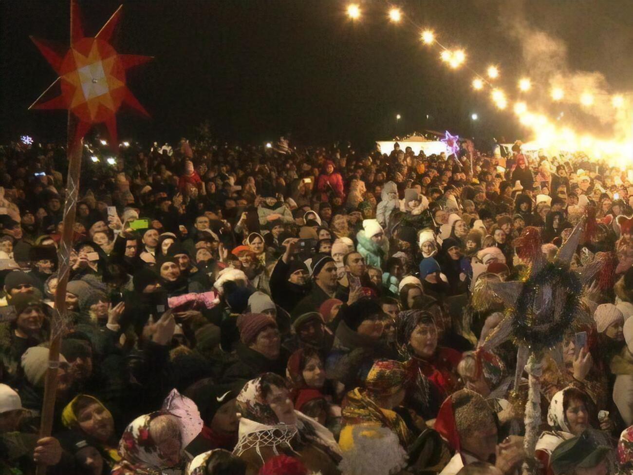 В городе проводился ряд праздничных мероприятий