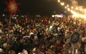 В городе проводился ряд праздничных мероприятий