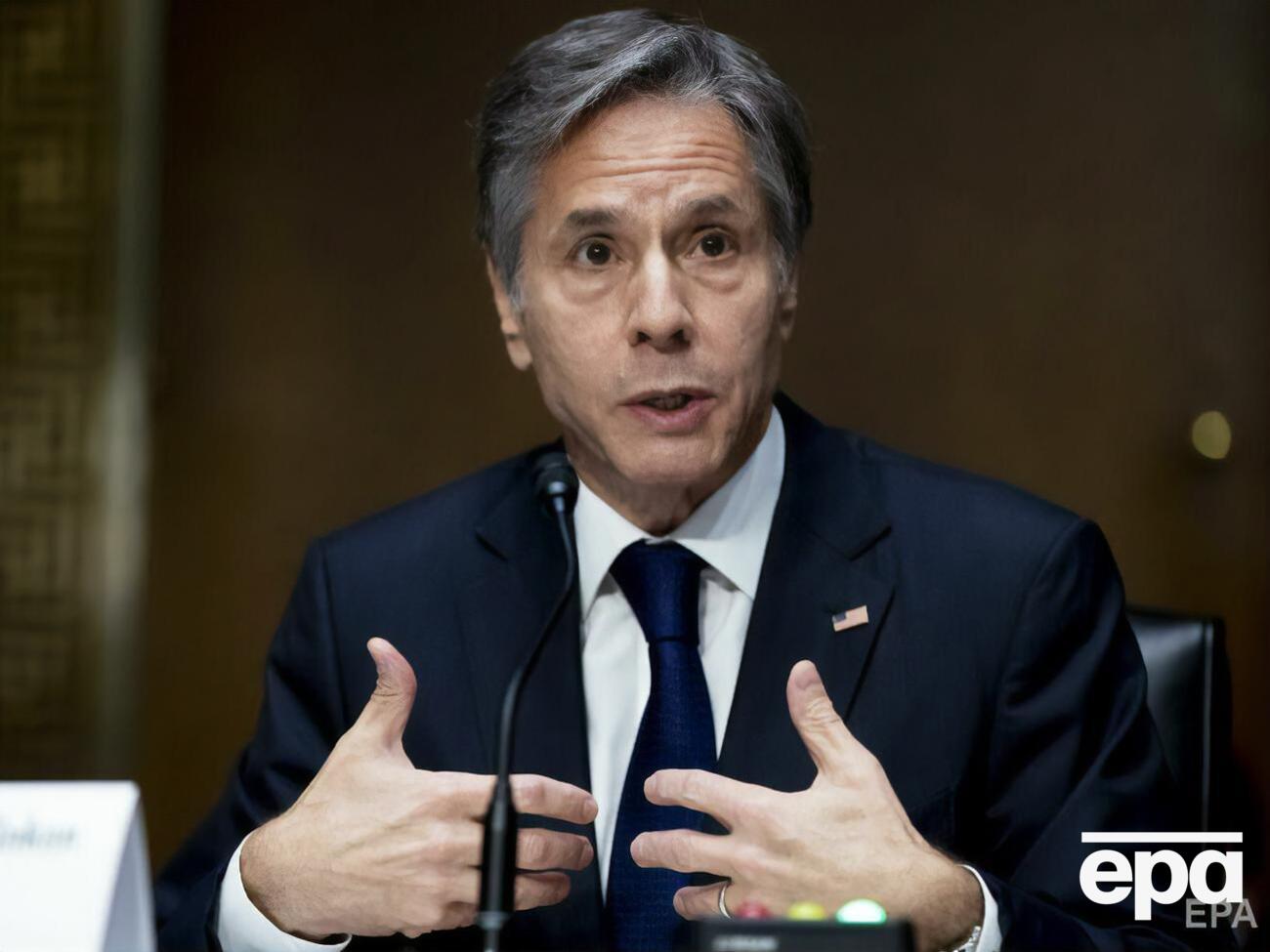 США роками постачали Україні оборонну військову техніку, зазначив Блінкен