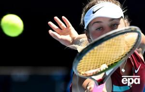 Костюк прекратила борьбу в одиночном разряде турнира, но продолжает в парном