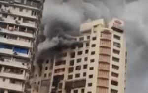 Горело 20-этажное здание в центре города