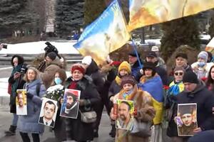 Участники шествия прошли от Майдана до улицы Грушевского