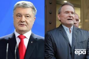 Порошенко (ліворуч) і Медведчук (праворуч) фігурують у справі про постачання вугілля з ОРДЛО