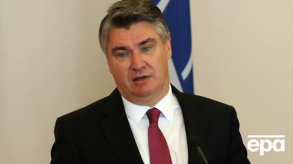 Миланович сказав, що його країна "не матиме із цим нічого спільного", говорячи про ескалацію напруження на кордоні України
