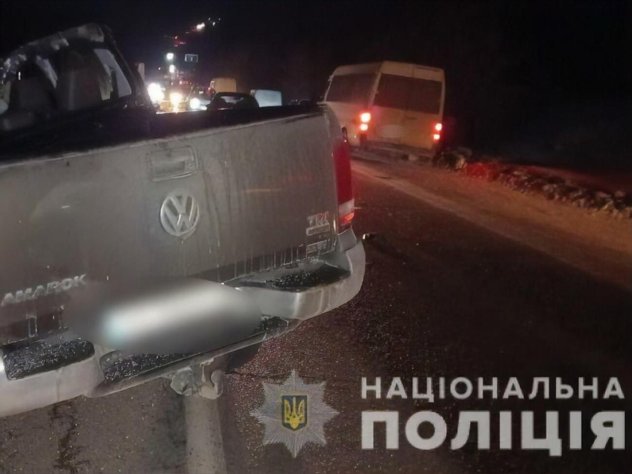 Водій легкового автомобіля загинув на місці аварії
