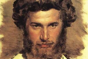 Портрет Куинджи кисти Виктора Васнецова