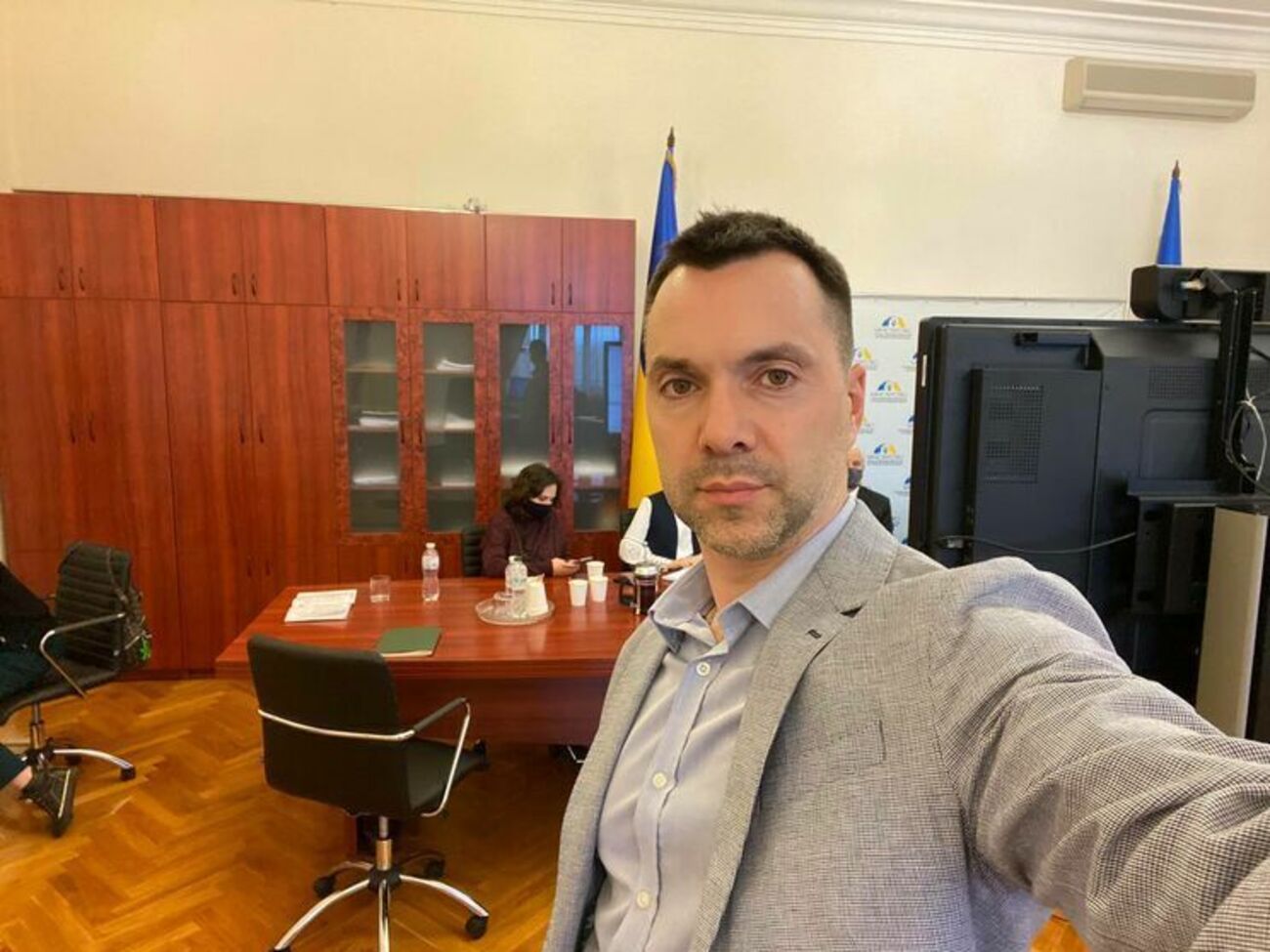 Арестович (на фото) займався комунікацією, яка "знімала напругу", зазначив Гармаш
