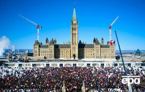 В акциях протеста принимают участие дальнобойщики из разных регионов страны